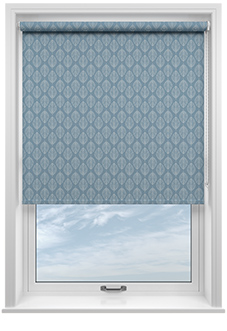 Beech Leaf (Blackout), Blue Wash - Twist&Fit Roller Blind
